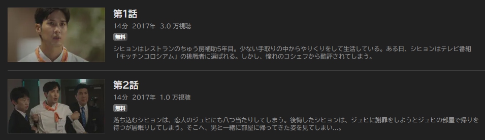 ハッピー煉獄レストラン～スイート6ストーリーズ～　ABEMA　話数